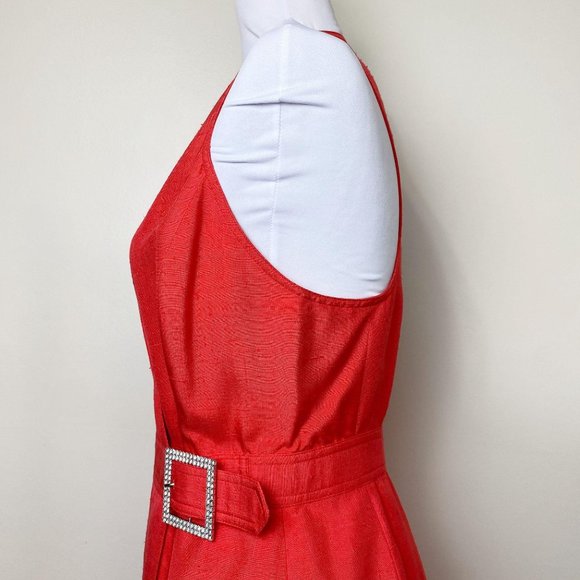 Vintage Isaac Mizrahi 100% Silk Red Wrap D… - Picture 8 of 15